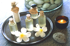 Aromatherapy massage oil